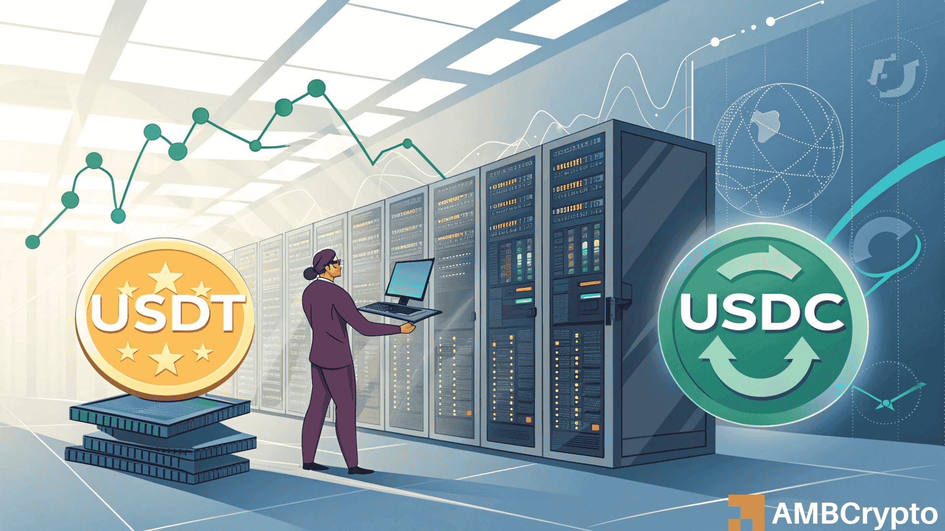 Tether and Circle mint $1.5B as stablecoin liquidity rebuilds after market volatility